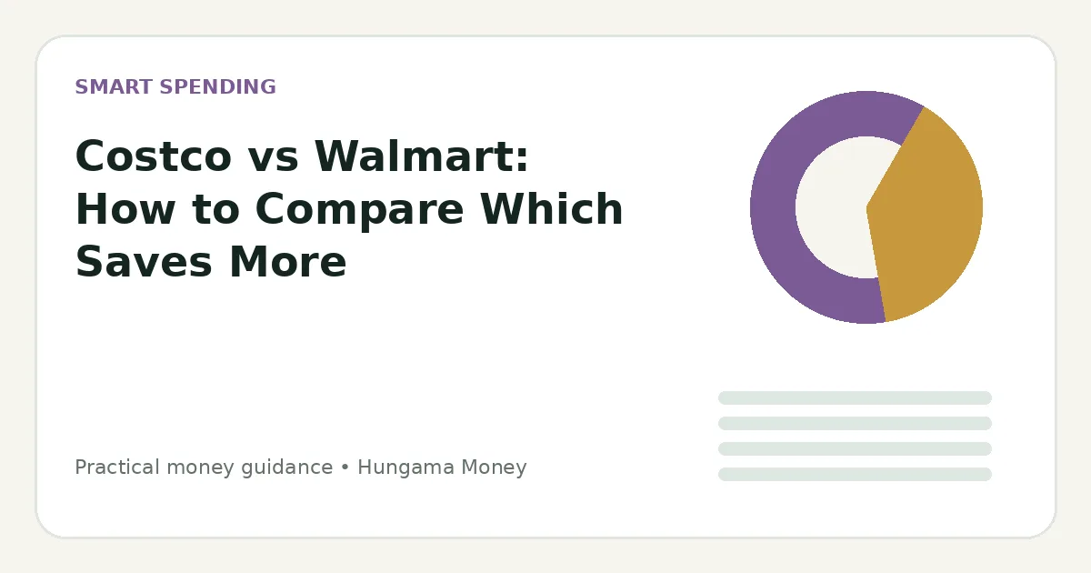Costco vs Walmart: How to Compare Which Saves More