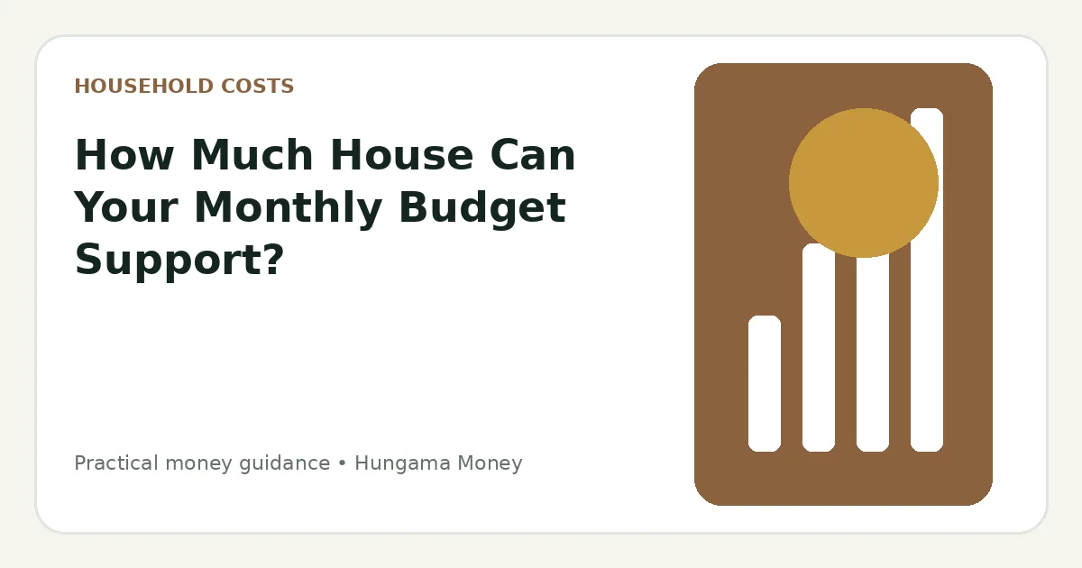 How Much House Can Your Monthly Budget Support?