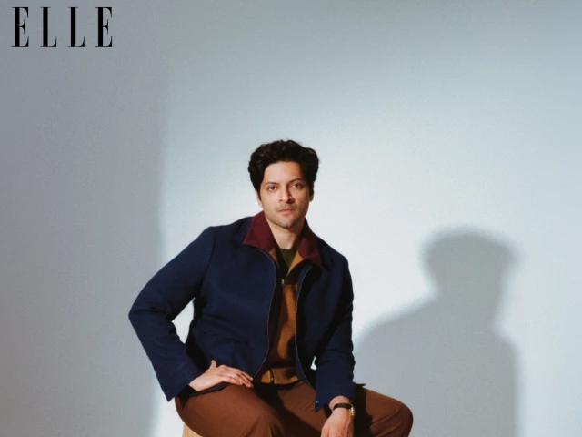 ali fazal posing for his digital cover on elle india photo elle india