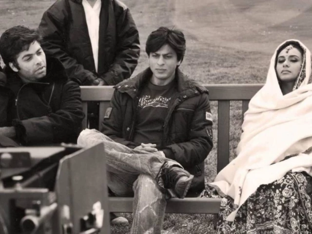 a throwback picture of karan johar on set for kabhi alvida naa kehna with sharukh khan and rani mukerji photo the statesman